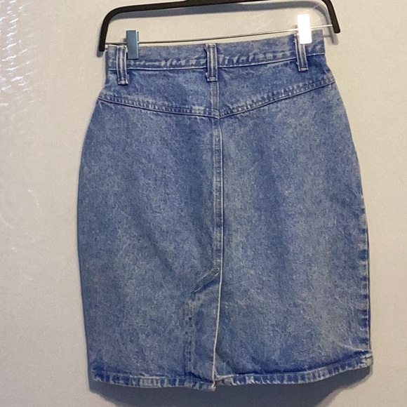 Northern Reflections vintage knee Length denim skirt size 7 - Picture 2 of 5